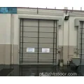 Porta dobrável de empilhamento de alta velocidade em PVC com radar